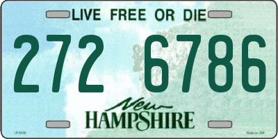 NH license plate 2726786