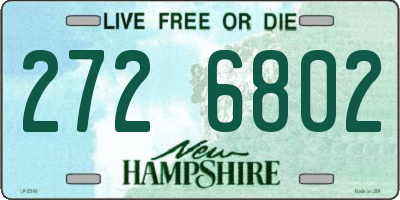 NH license plate 2726802