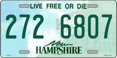 NH license plate 2726807