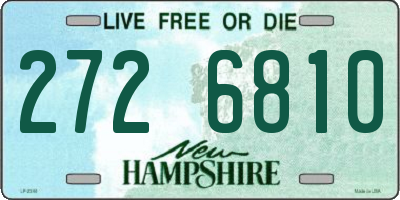 NH license plate 2726810