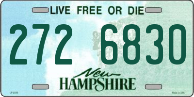 NH license plate 2726830