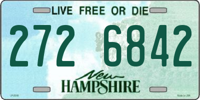 NH license plate 2726842