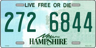 NH license plate 2726844