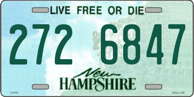 NH license plate 2726847