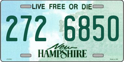 NH license plate 2726850