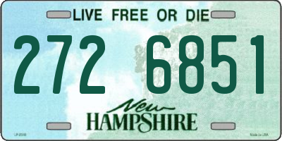 NH license plate 2726851