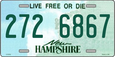 NH license plate 2726867
