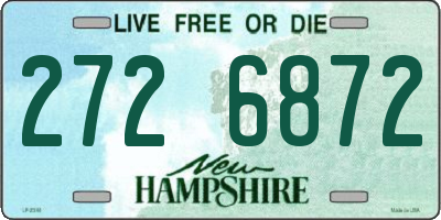 NH license plate 2726872