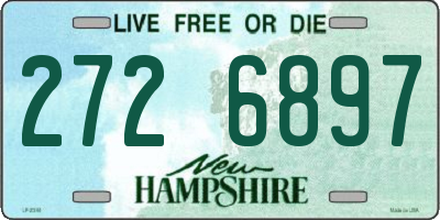 NH license plate 2726897