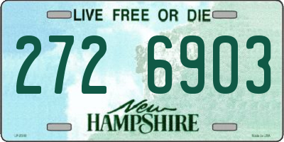 NH license plate 2726903
