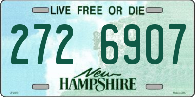NH license plate 2726907