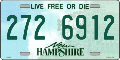 NH license plate 2726912