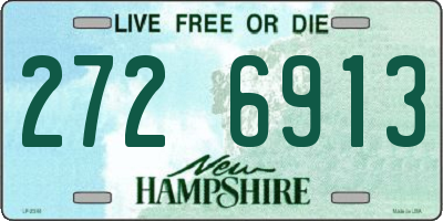 NH license plate 2726913
