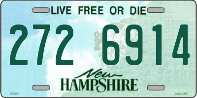 NH license plate 2726914