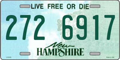 NH license plate 2726917