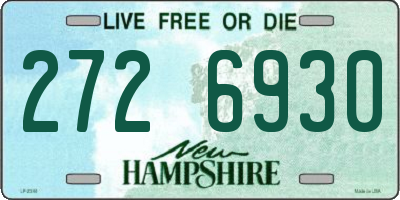 NH license plate 2726930