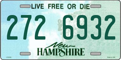 NH license plate 2726932