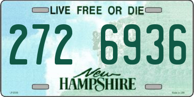 NH license plate 2726936