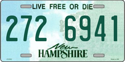 NH license plate 2726941