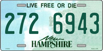 NH license plate 2726943
