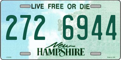 NH license plate 2726944