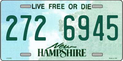 NH license plate 2726945