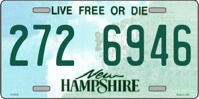 NH license plate 2726946