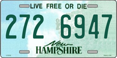 NH license plate 2726947