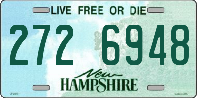 NH license plate 2726948