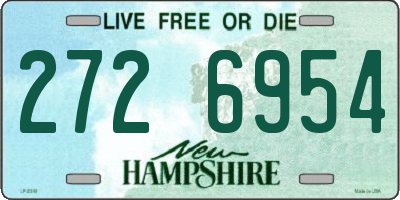 NH license plate 2726954