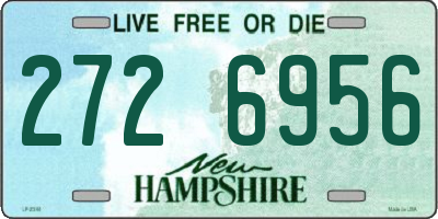 NH license plate 2726956
