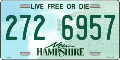 NH license plate 2726957