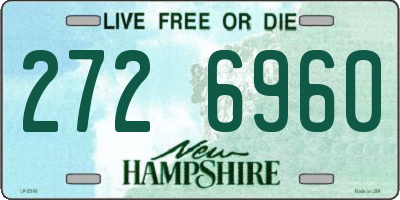 NH license plate 2726960