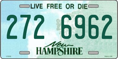 NH license plate 2726962