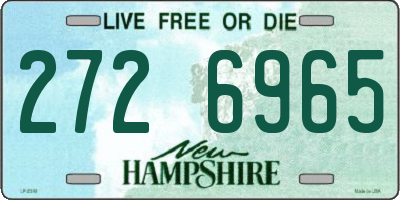 NH license plate 2726965