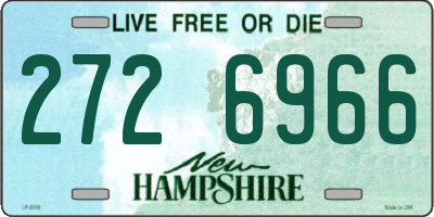 NH license plate 2726966