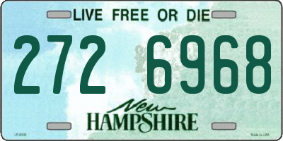 NH license plate 2726968