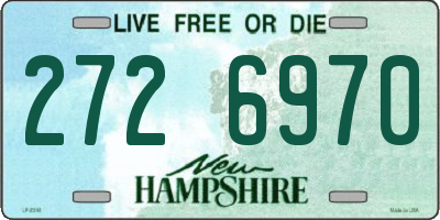 NH license plate 2726970