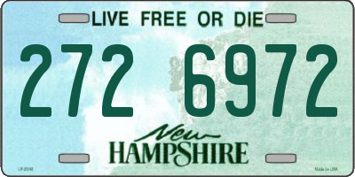 NH license plate 2726972