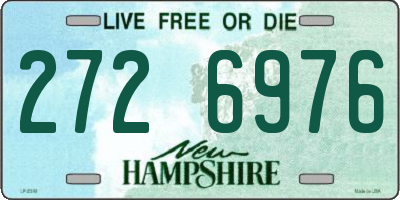 NH license plate 2726976