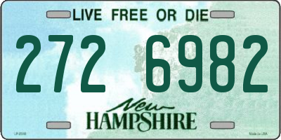 NH license plate 2726982