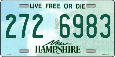 NH license plate 2726983
