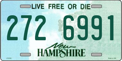 NH license plate 2726991