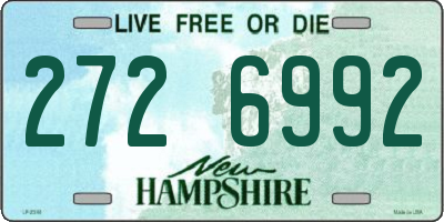 NH license plate 2726992