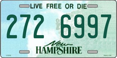 NH license plate 2726997