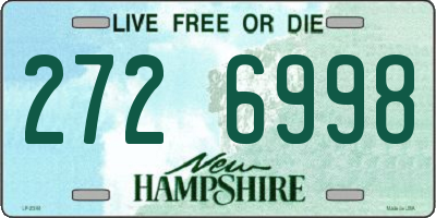 NH license plate 2726998