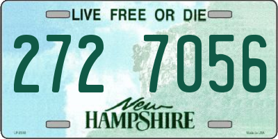 NH license plate 2727056