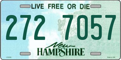 NH license plate 2727057