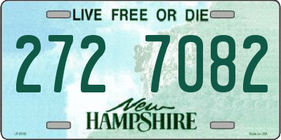 NH license plate 2727082