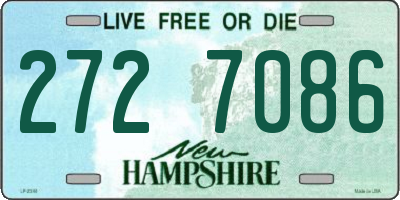 NH license plate 2727086